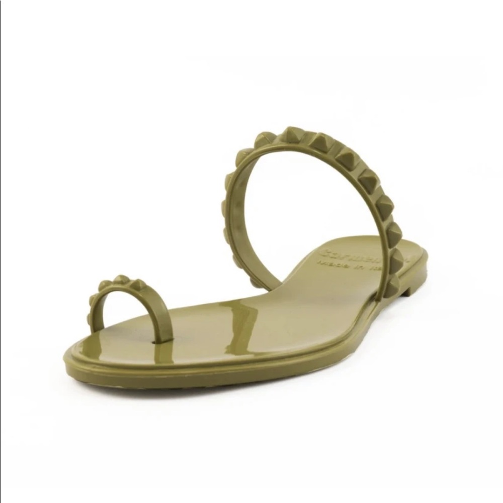 Carmen Sol Maria flat sandals